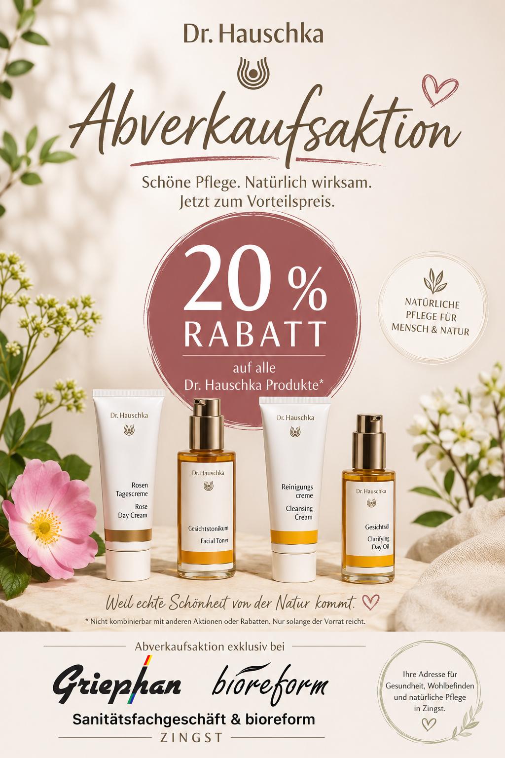 Dr. Hauschka Abverkaufsaktion 20% Rabatt
